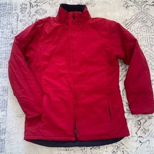 Eddie Bauer Women Rain Coat. Nylon and Polyester. NO HOOD INVLUDED